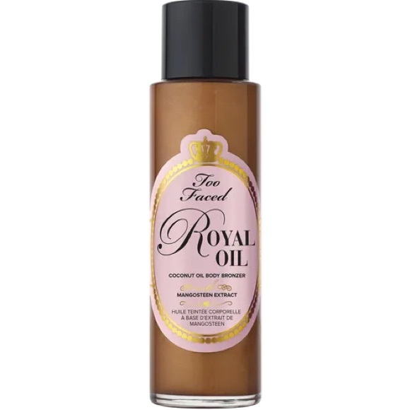 Too Faced Royal Oil Coconut Oil body bronzer mangosteen extract 3.3 Fl oz RARE